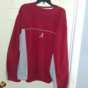 STARTER Red and Gray Sweatshirt Classic Crew Neck